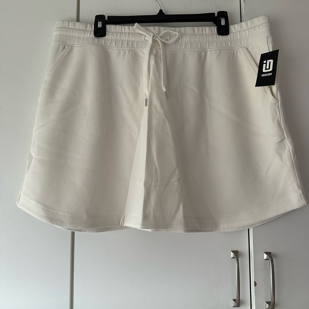 🤍 NWT Ideology White Athletic  Skirt XL Activewear